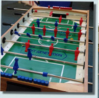 football table exhibition stand
