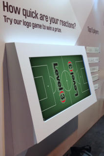 multitouch screen exhibition hire